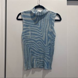 Rails Blue Optic Sleeveless Top
